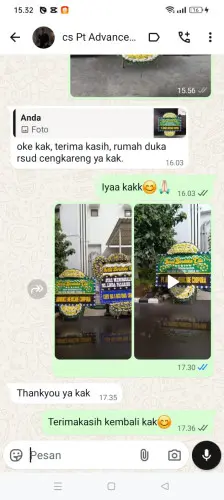 Testimonial Papan Bunga Pernikahan lebakpeundeuy